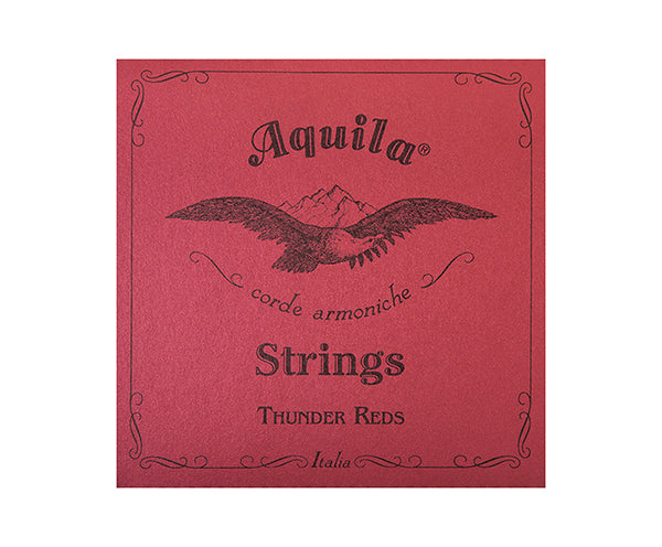 AQUILA BASS UKULELE STRING SET THUNDER RED 91U