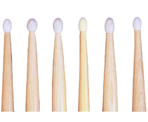 5B NYLON TIP DRUMSTICKS HICKORY