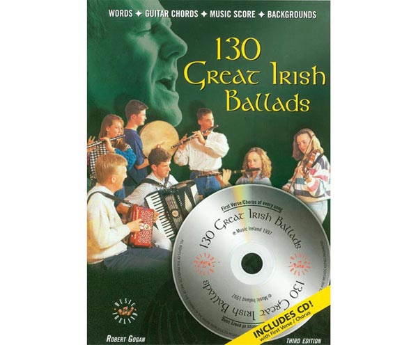 130 GREAT IRISH BALLADS BK/CD