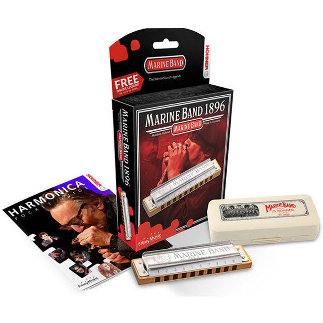 Hohner Marine Band 1896 Classic Harmonica Key A Nat Minor