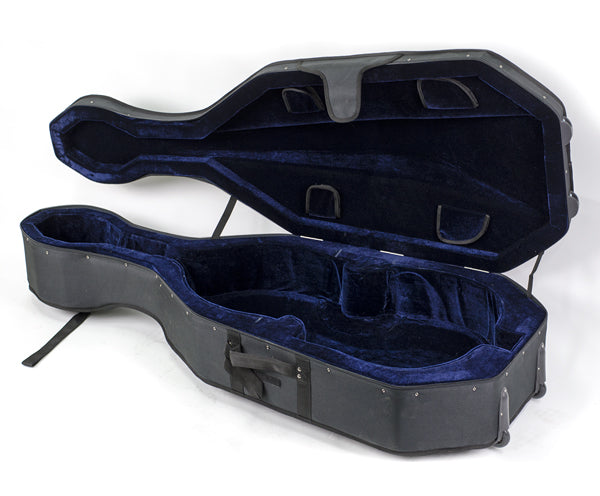 4/4 SIZE DOUBLE BASS CASE LIGHTWEIGHT BLACK