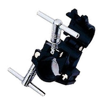 Peace Drum Rack Right Angle Pipe Clamp in Black (Pack 1)