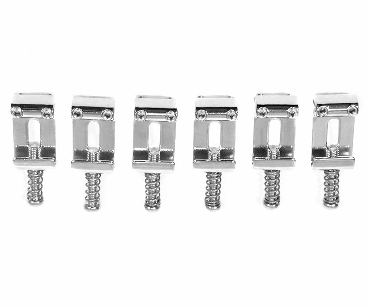 Gotoh S101 Series Bent-steel 11.3mm Electric Guitar Saddles in a Nickel finish (Set of 6) Suits: Gotoh Tremolo Unit - GE101T