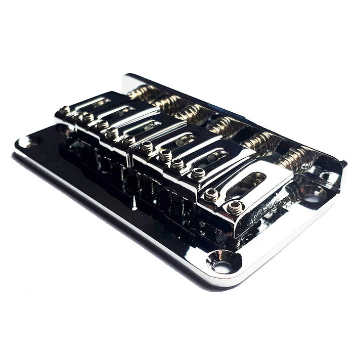 GT Contemporary ST-Style Hardtail Electric Guitar Bridge in Chrome Finish with 10.5mm String Spacing