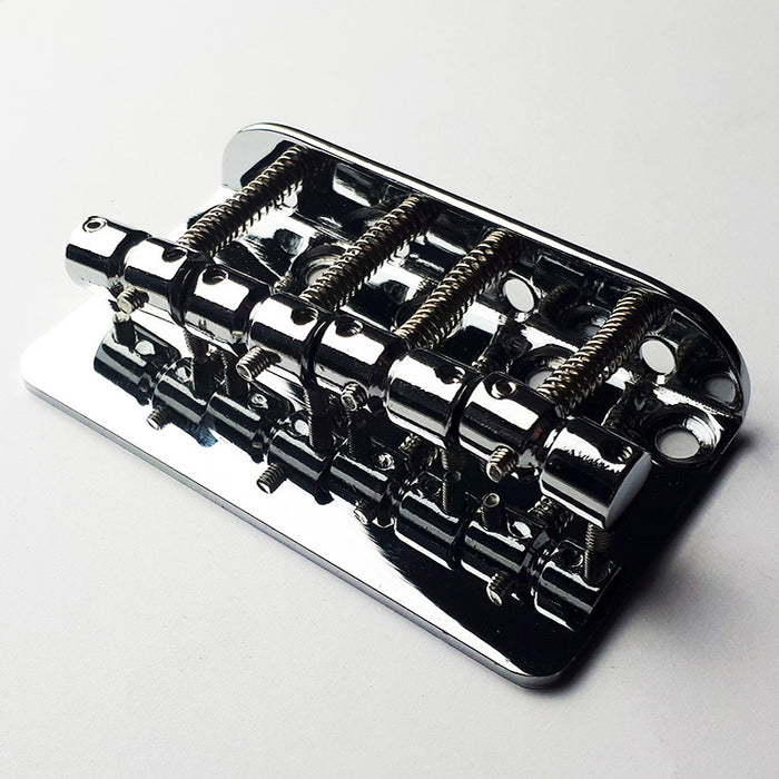 GT Contemporary ST-Style Hardtail Electric Guitar Bridge in Chrome Finish with 10.5mm String Spacing