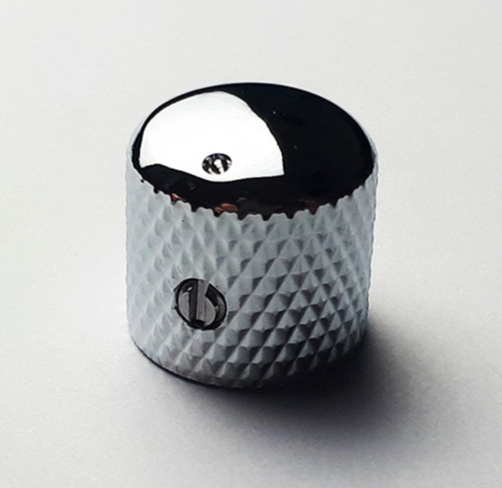 GT Metal Knurled Dome Knobs with Marker in Chrome Finish (Pk-2) with Set Screw