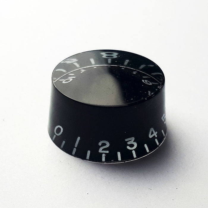 GT Acrylic Speed Knobs in Black (Pk-2) Numbered 0 - 10