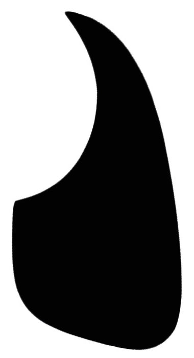 GT Acoustic Guitar Pickguard in Black (Pk-1)