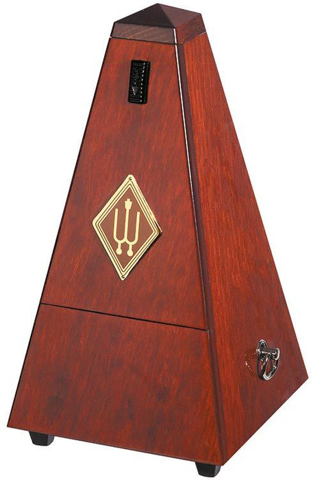 Wittner System Maelzel Series 811 Metronome in High Gloss Mahogany Colour Wooden Casing with Bell