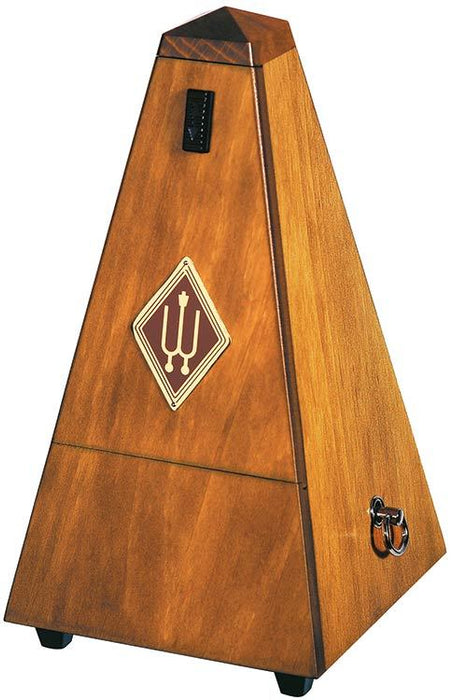 Wittner System Maelzel Series 813m Metronome in Matt Silk Walnut Colour Wooden Casing with Bell