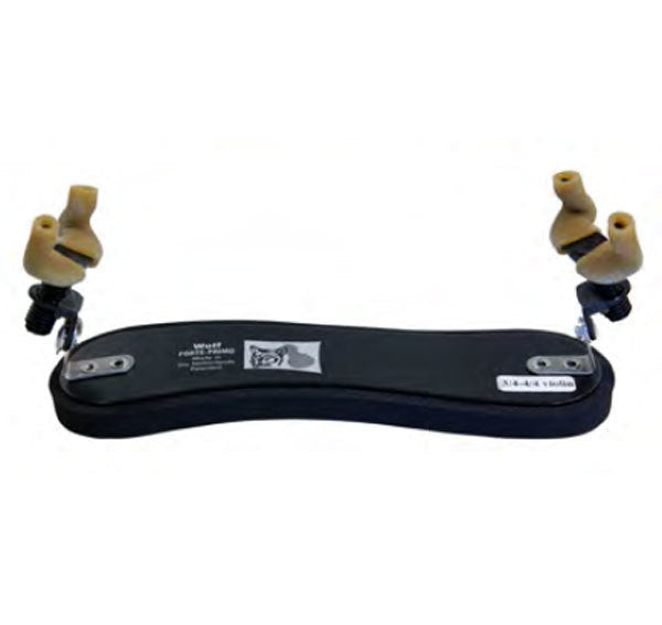 3/4 - 4/4 - Wolf Forte Primo Shoulder Rest for Violin in Black