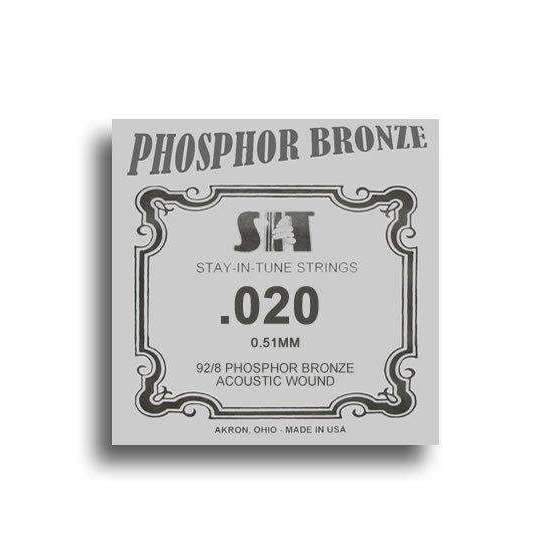 SIT Phosphor Bronze Wound Acoustic Guitar Single String (020)
