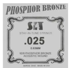 SIT Phosphor Bronze Wound Acoustic Guitar Single String (024)