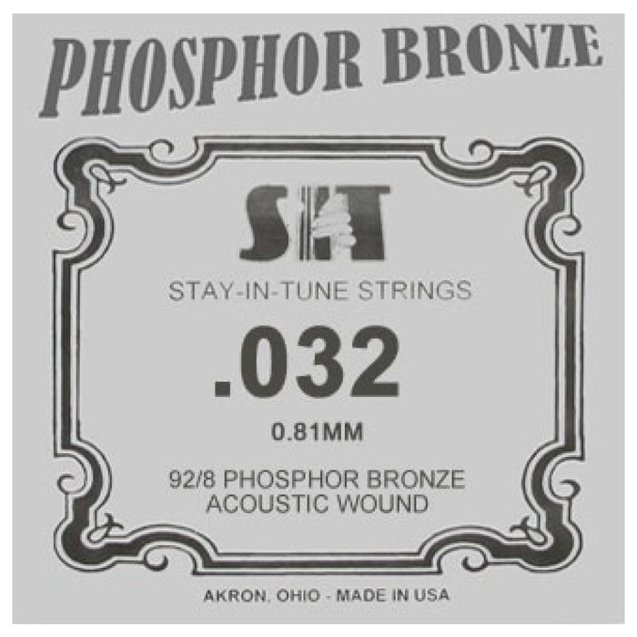 SIT Phosphor Bronze Wound Acoustic Guitar Single String (032)