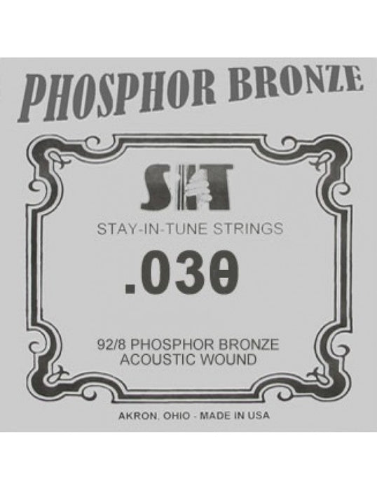 SIT Phosphor Bronze Wound Acoustic Guitar Single String (038)