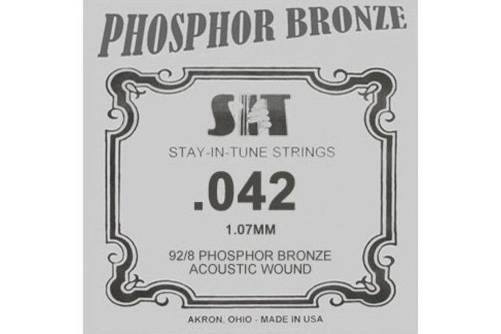 SIT Phosphor Bronze Wound Acoustic Guitar Single String (042)