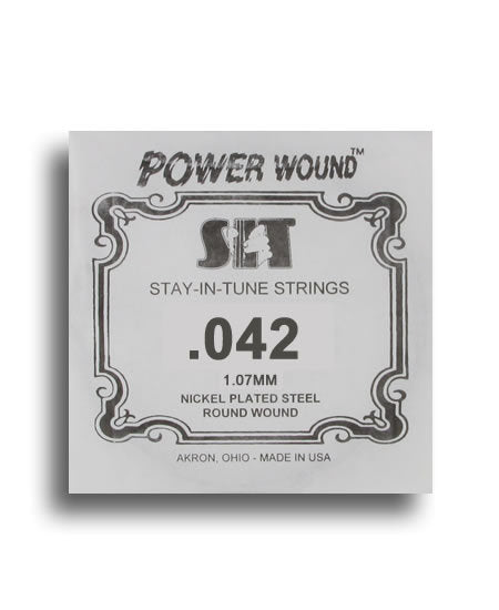 SIT Power Wound Nickel Electric Guitar Single String (042)