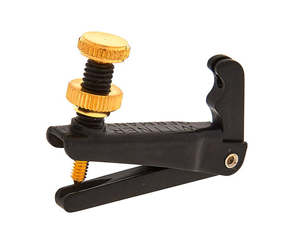 4/4 SIZE VIOLIN STRING ADJUSTER BLACK WITH GOLD SCREWS