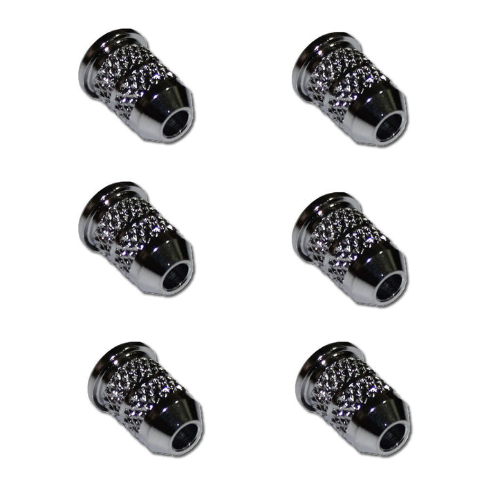 GT Electric Guitar String Ferrules in Chrome Finish (Pk-6)