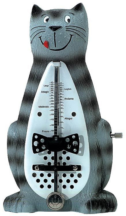 Wittner Taktell Animals Series Metronome in Cat Design Plastic Casing without Bell