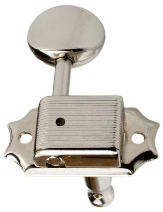 Gotoh SD90 Series Acoustic/Electric Tuning Machines in Nickel Finish (3+3) with Oval Nickel Buttons
