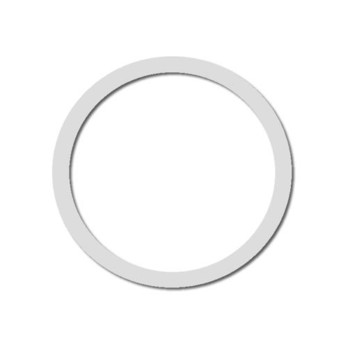 Peace 13" Plastic Drum Ring Muffler (Pack 1)