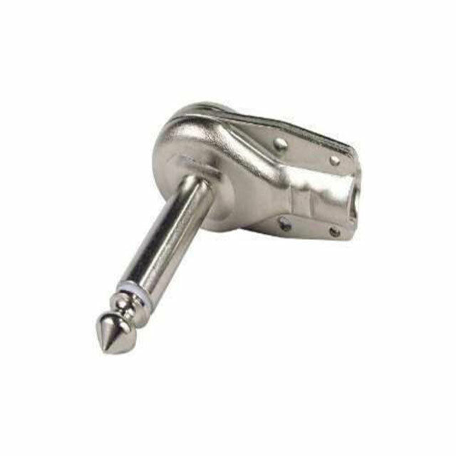 CBI Audio C-Series Right Angle 1/4" Mono Male Flat Style Jack Plug