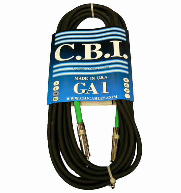 C.B.I. Cables GA1 Series 10ft Instrument Cable