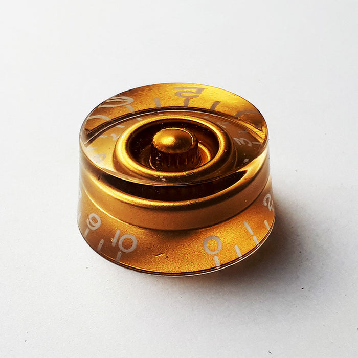 GT Acrylic Speed Knobs in Gold (Pk-2) Numbered 0 - 10