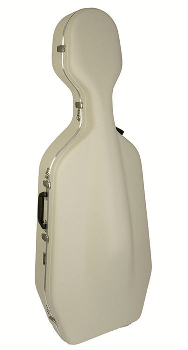 Hiscox Standard Series Cello Case with Wheels in Ivory