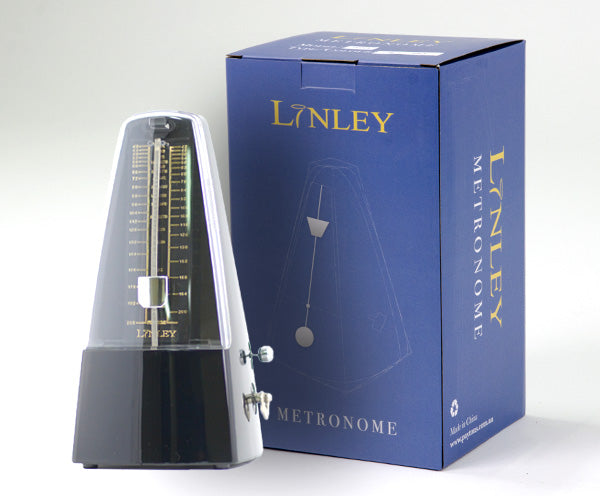 00910 Linley Metronome with bell - Gloss Black