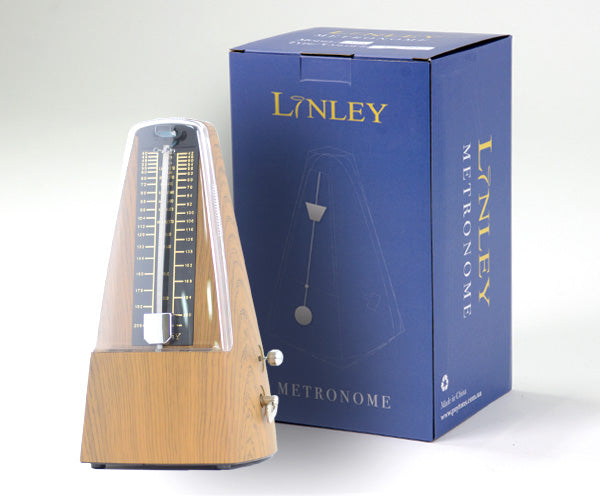 00916 Linely Metronome with bell - Teak Finish