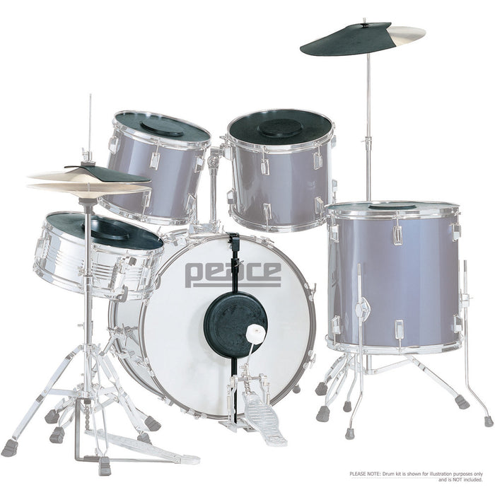 PEACE RUBBER 20" KICK - 8 PCE PRACTICE PAD SET