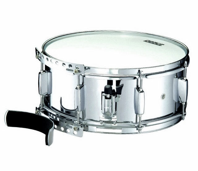 Peace Metal Marching Snare Drum with Leg Rest 14 x 5.5