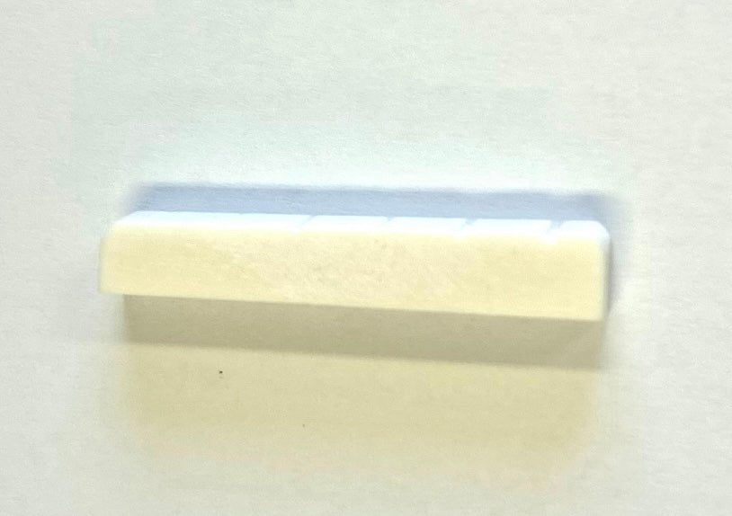 GT Electric Guitar Bone Fingerboard Nut in White - 42mm x 6mm (Pk-1)