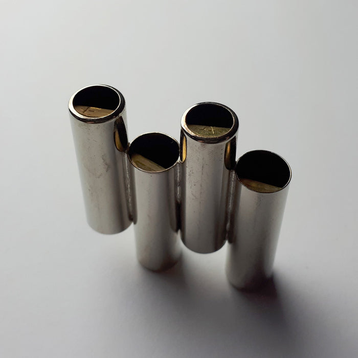 GT Ukulele Pitch Pipes in Chrome (GCEA)