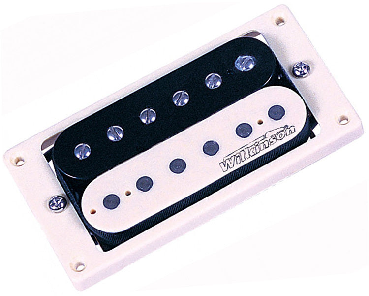 Wilkinson Zebra Double Coil Pickup in Black/White - Bridge