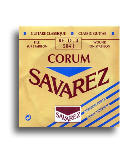 Savarez 504J Corum High Tension (D-4th) Single Classical Guitar String String Gauge 0.0299