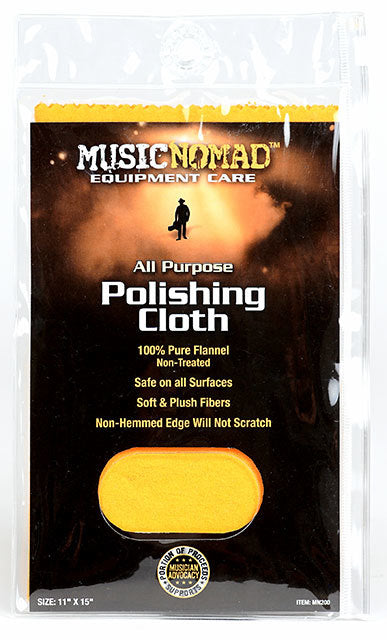 Music Nomad 100% Flannel All Purpose Polishing Cloth