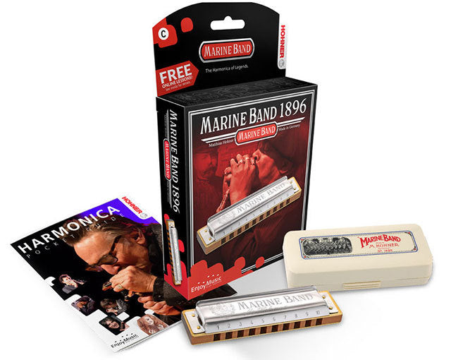 Hohner Marine Band 1896 Classic Harmonica Key E Nat Minor
