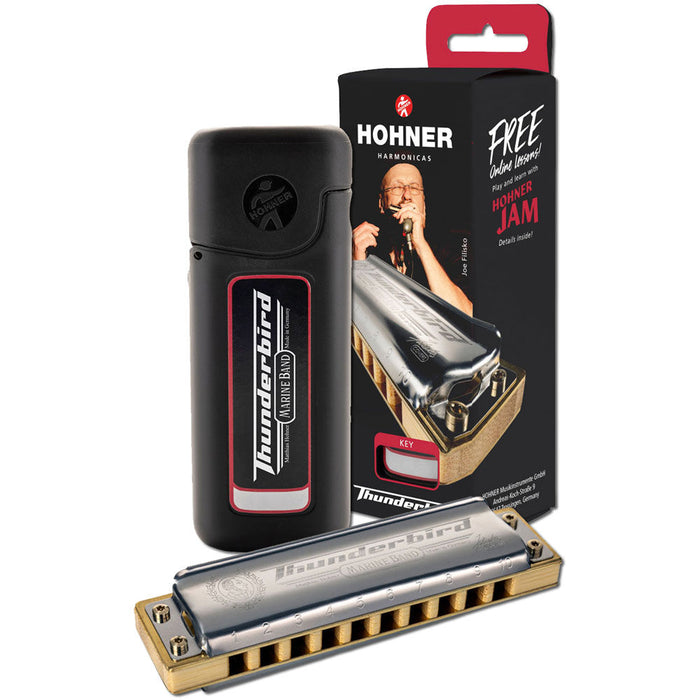 Hohner Marine Band Thunderbird Harmonica in the Key of Low Low F Major