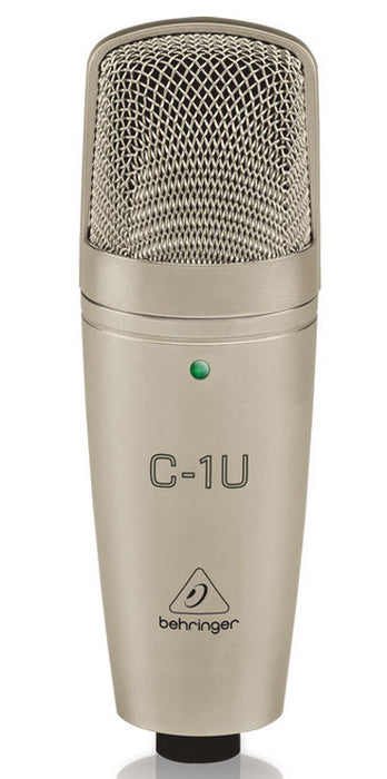 Behringer C-1U Large Diaphragm Condenser Microphone w/ Built-in USB Interface