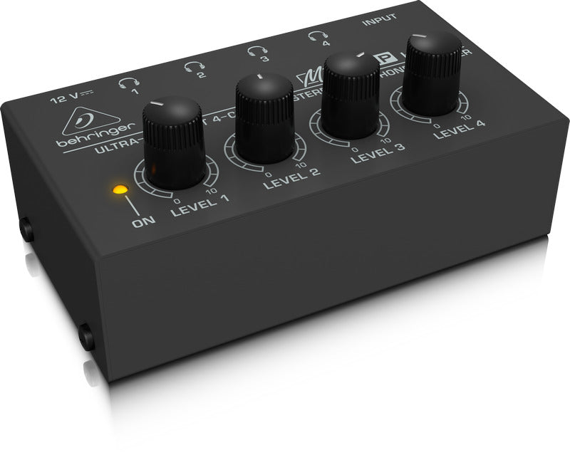 Behringer Microamp HA400 Ultra-Compact 4-Channel Stereo Headphone Amplifier