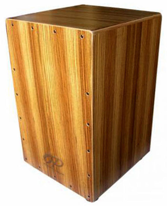 OPUS PERCUSSION CAJON-ZEBRAWOOD W/BAG