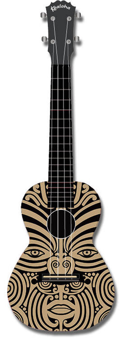 KEALOHA CONCERT UKULELE FACE ART