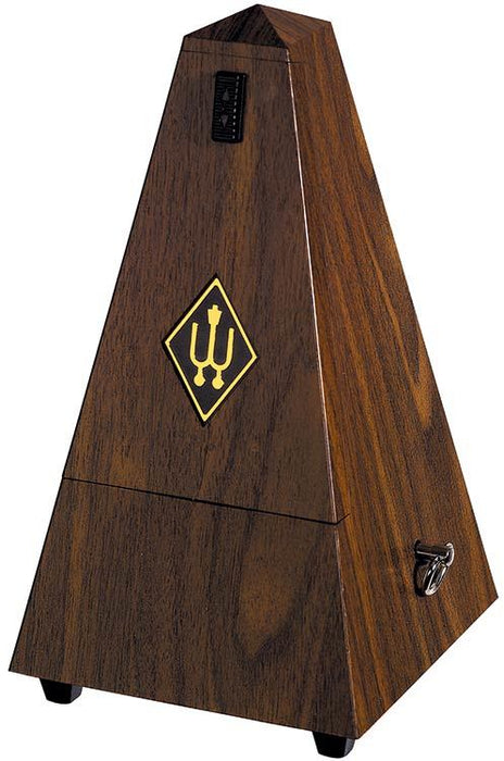 Wittner System Maelzel Series 855 Metronome in Walnut Grain Colour Plastic Casing with Bell