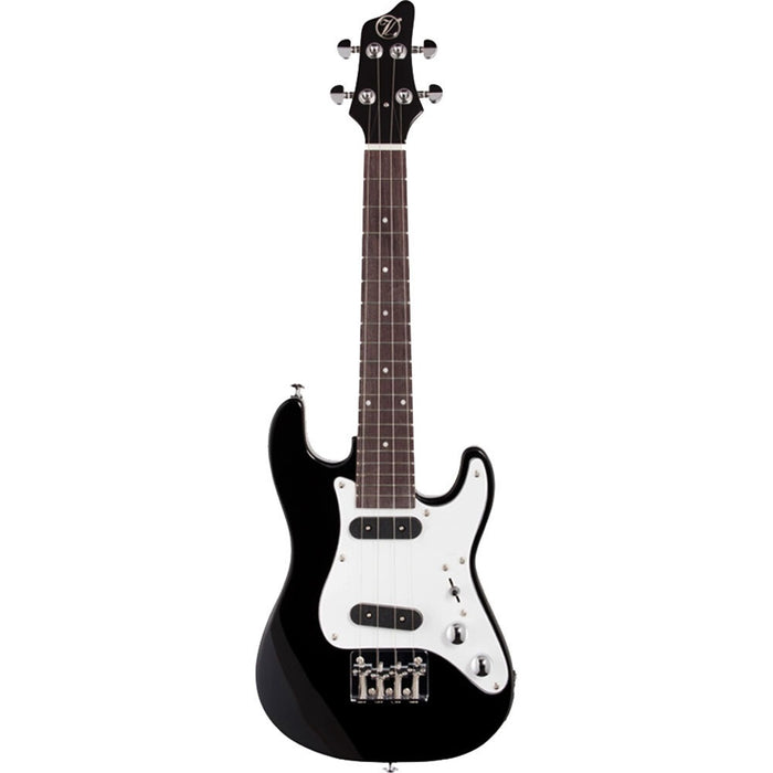 Vorson TL Style Solid Body Electric Ukulele in Black Comes with Carry Bag