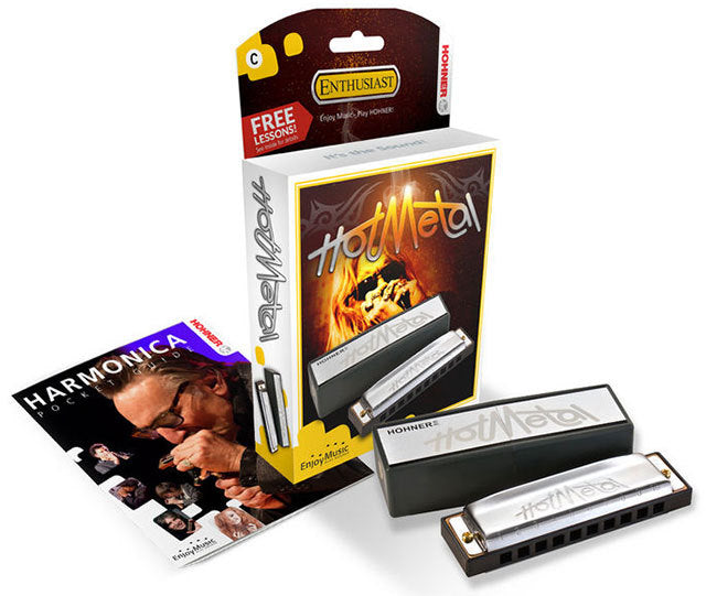 Hohner Hot Metal Harmonica Key Bb
