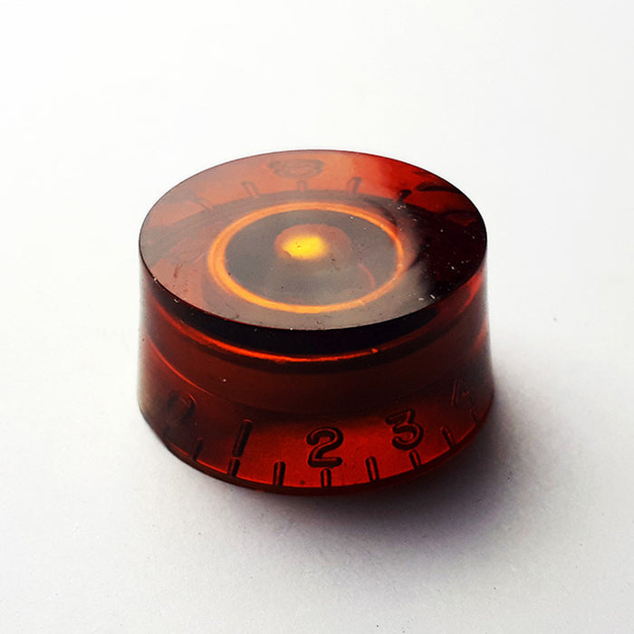 GT Acrylic Speed Knobs in Amber (Pk-2) Numbered 0 - 10