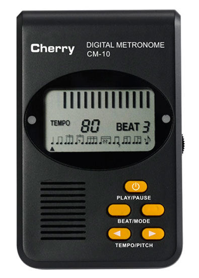 FZONE Digital Metronome with Earpiece & Speaker in Black
